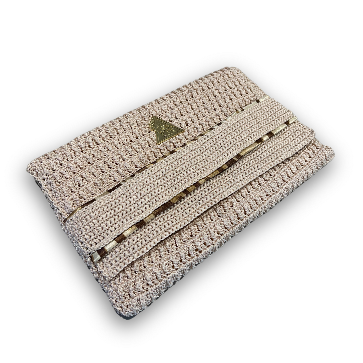 "Savanna Mirage" Knit Clutch Handbag