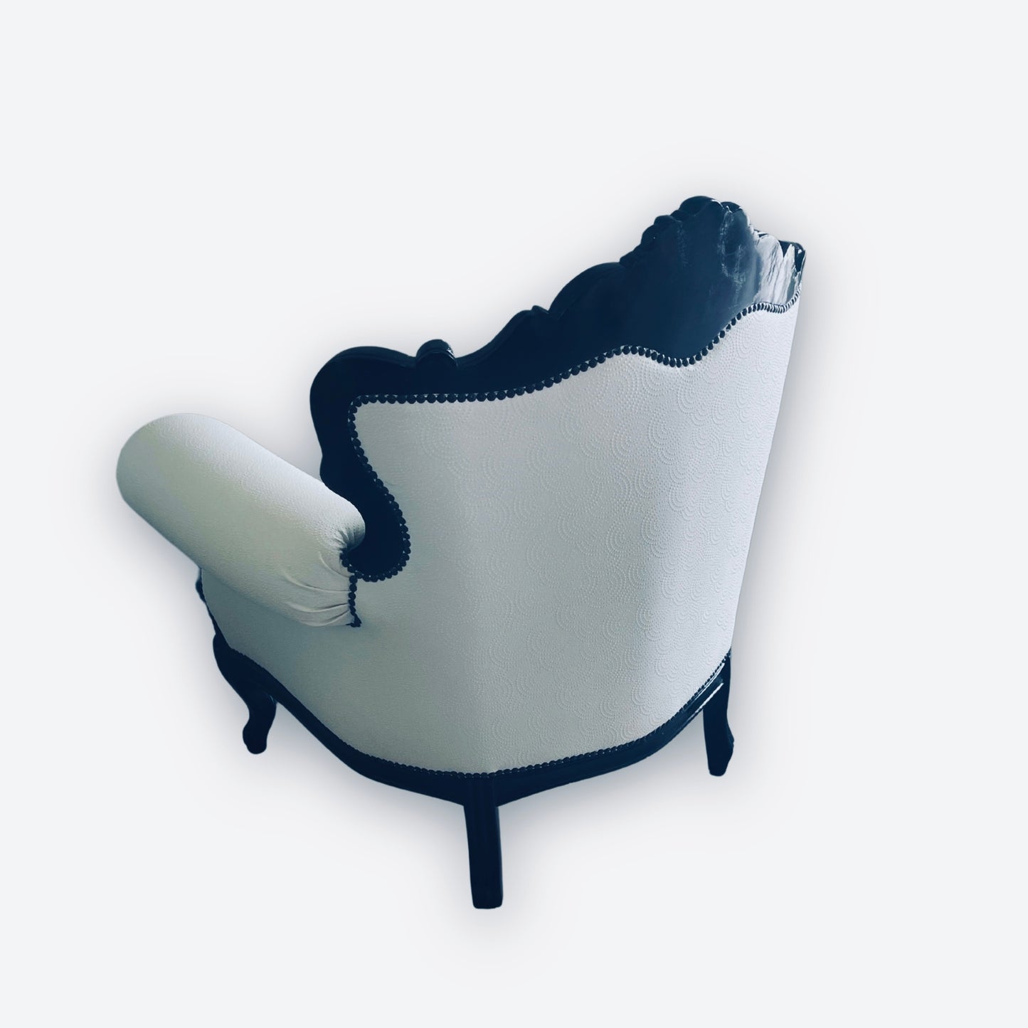“Luna Bianca | Studio Edition” Upcycled Armchair (only ships in Cyprus)