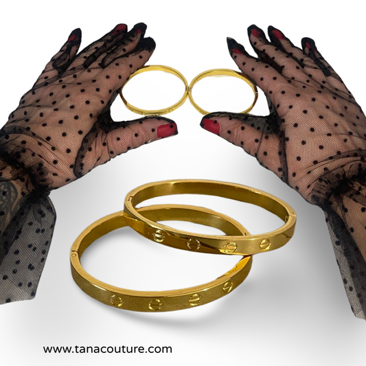 "Aurelian Dazzle” bangle set