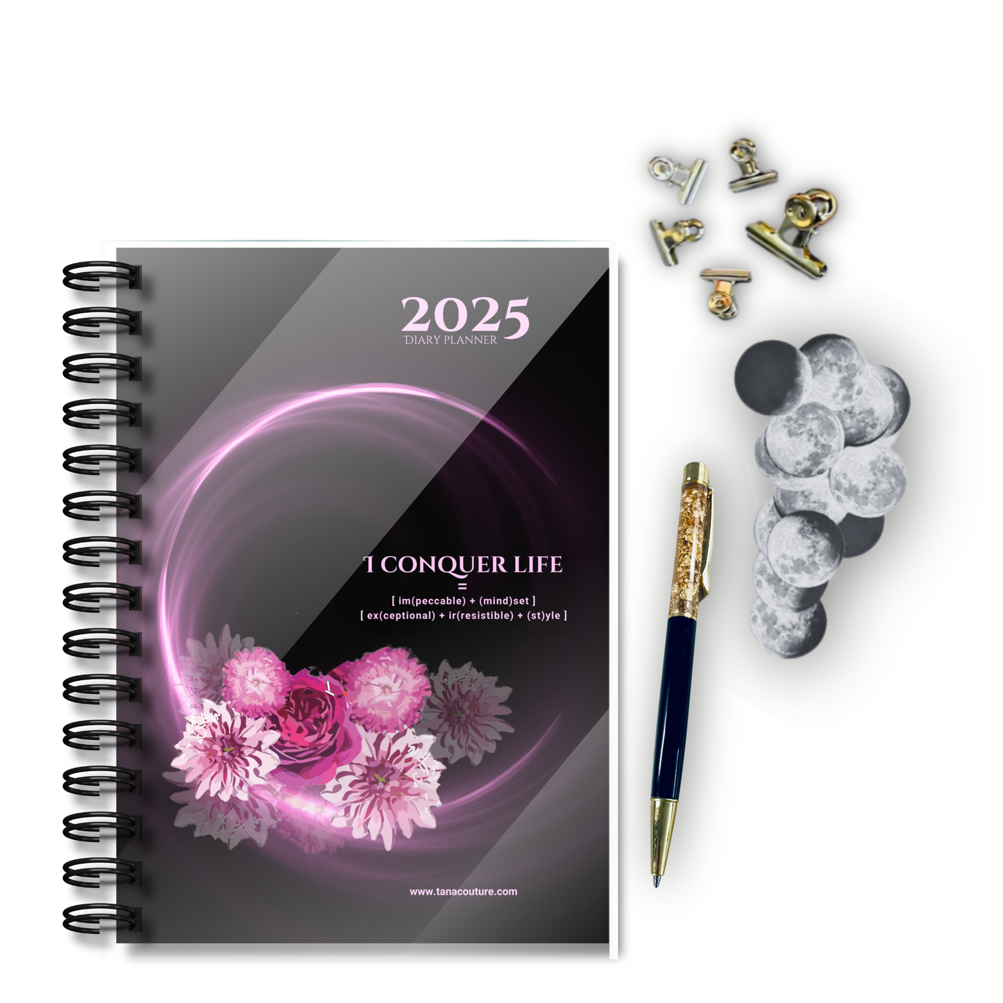 #2 Dual Combo Diary Planner 2025: Physical Diary Planner (17x24) + Digital App Planner (10% off auto checkout)