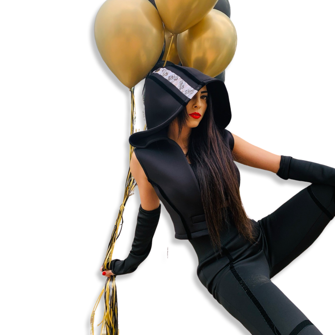 “Il Classico Nero” Scuba Leggings