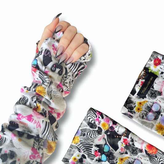 “Gli Animali” arm-warmers/“gloves”