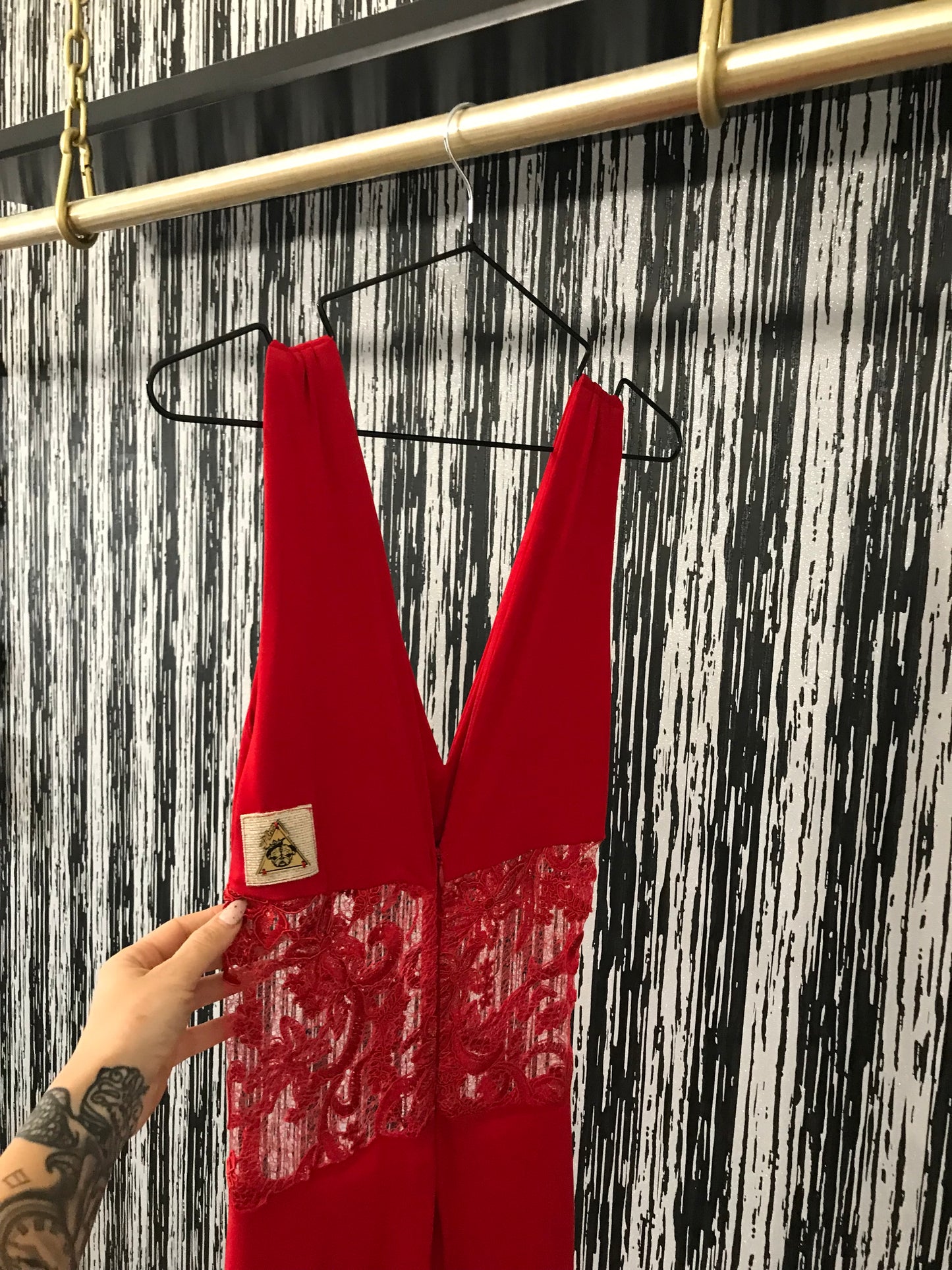 “Vestito Rosso Ardente” Dress