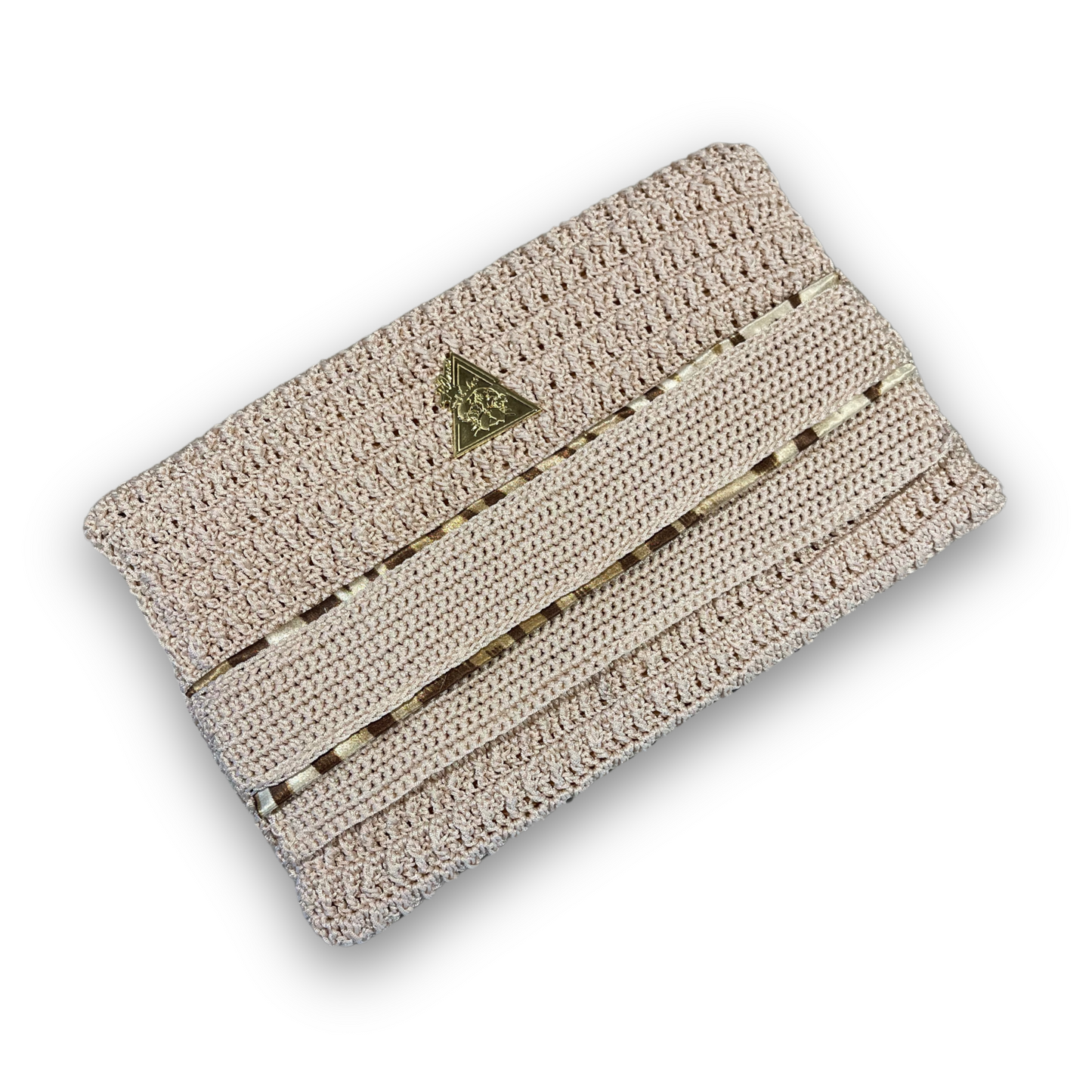 "Savanna Mirage" Knit Clutch Handbag