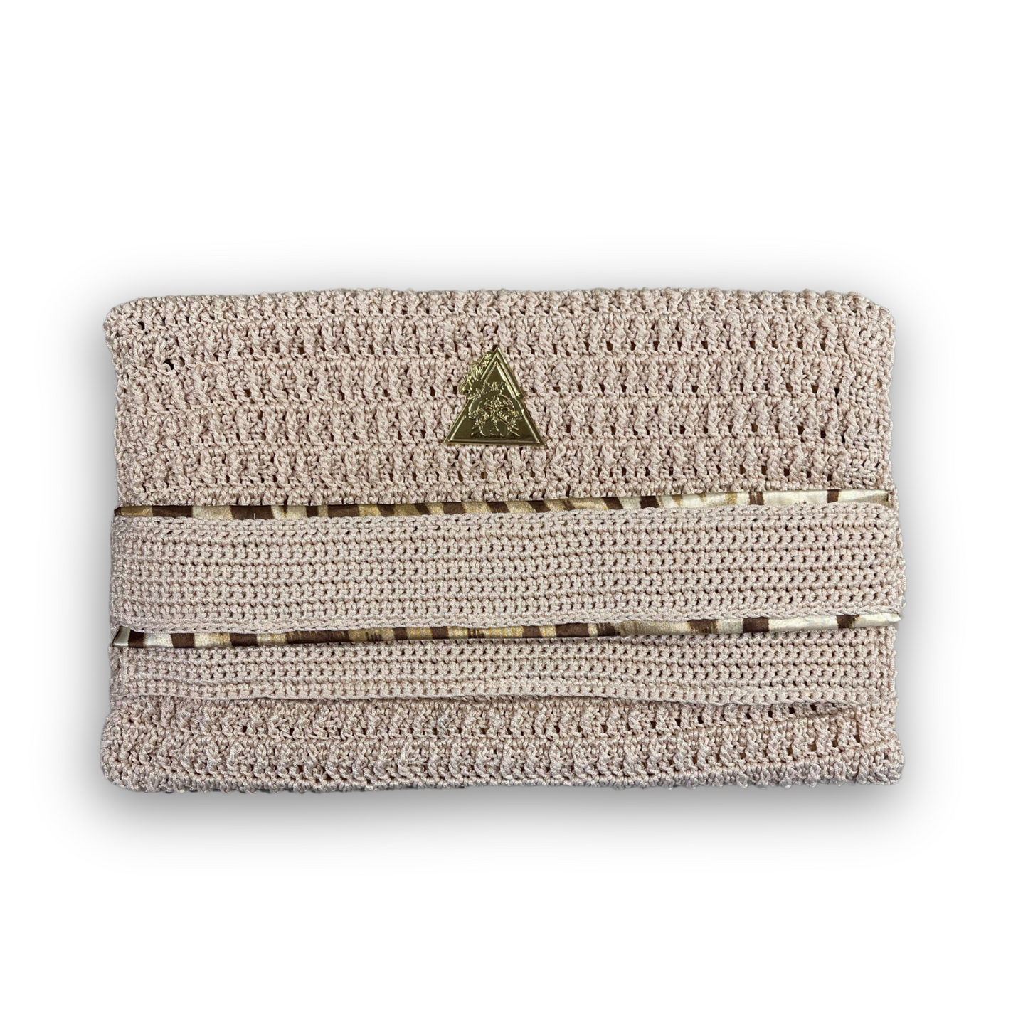 "Savanna Mirage" Knit Clutch Handbag