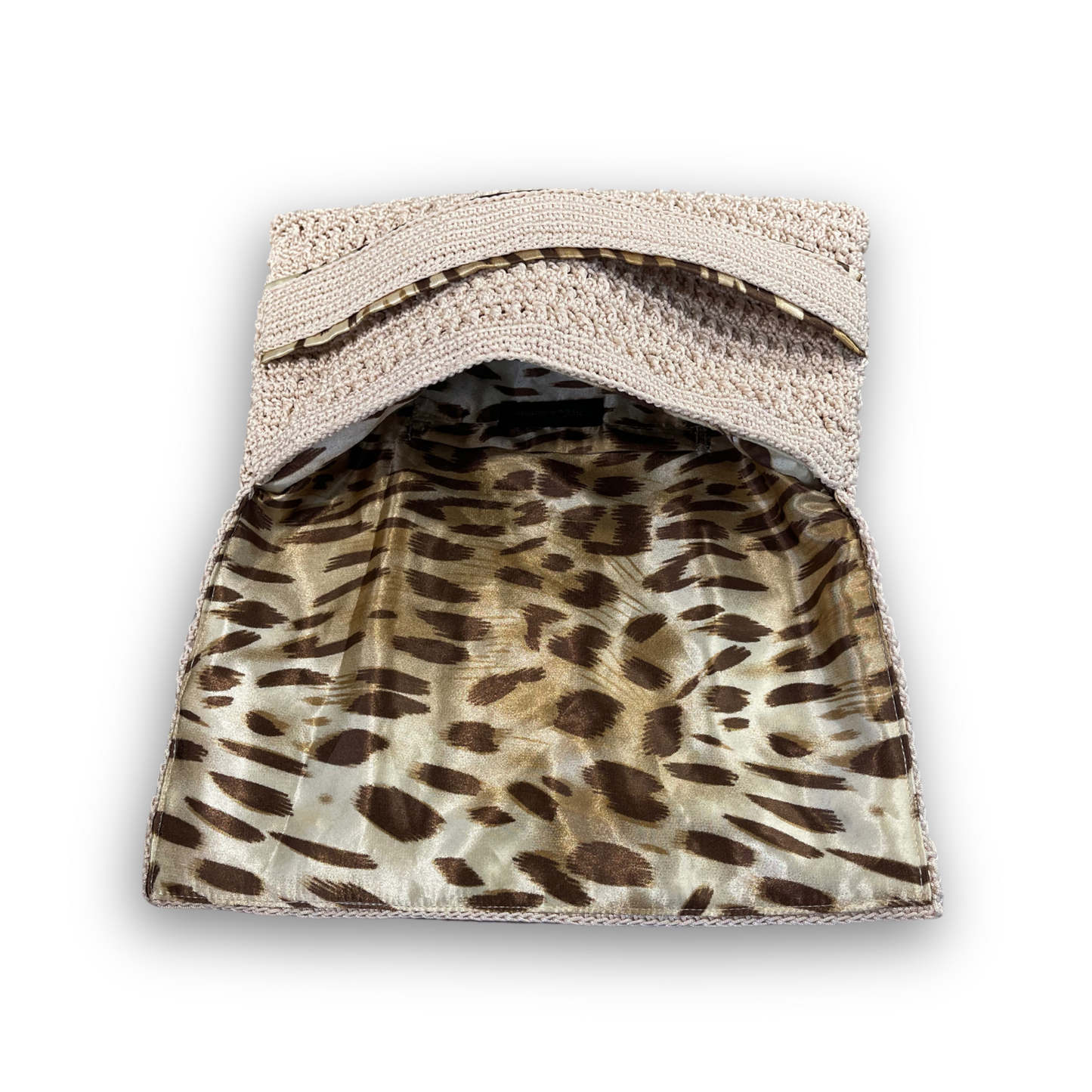 "Savanna Mirage" Knit Clutch Handbag