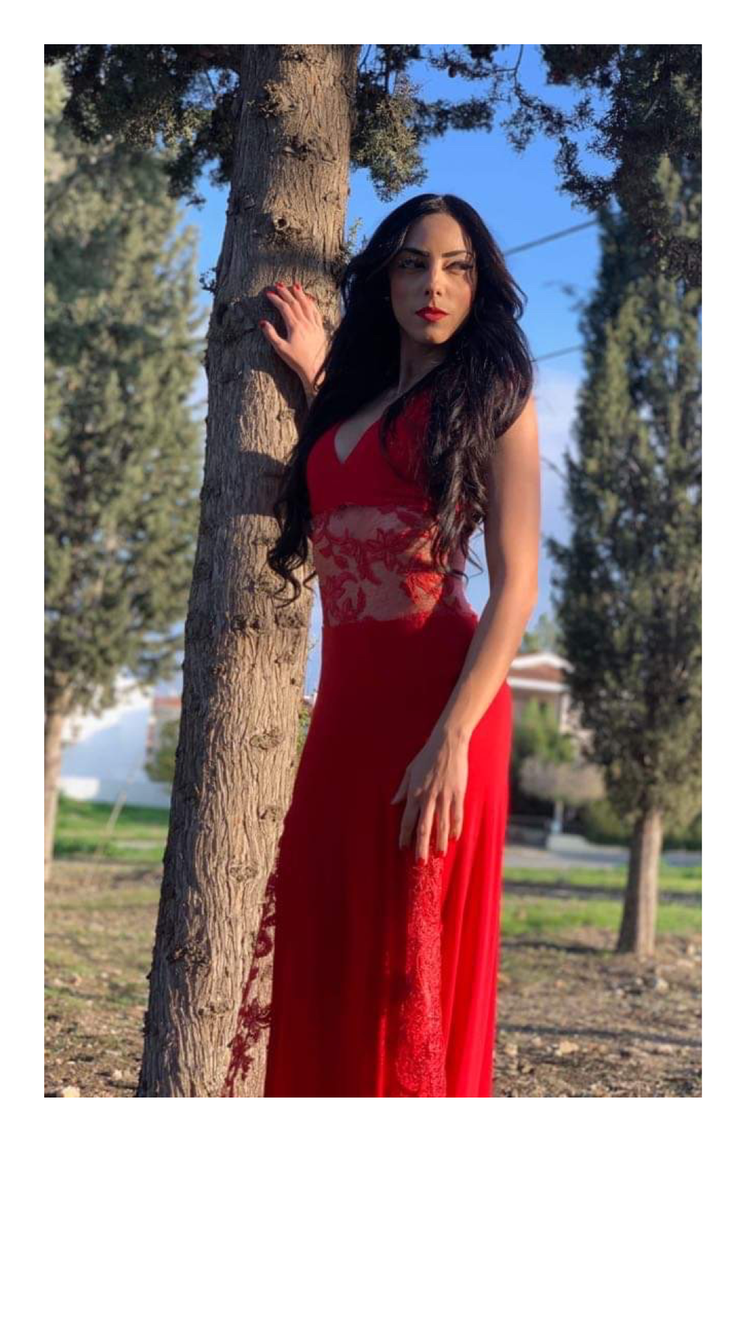 “Vestito Rosso Ardente” Dress