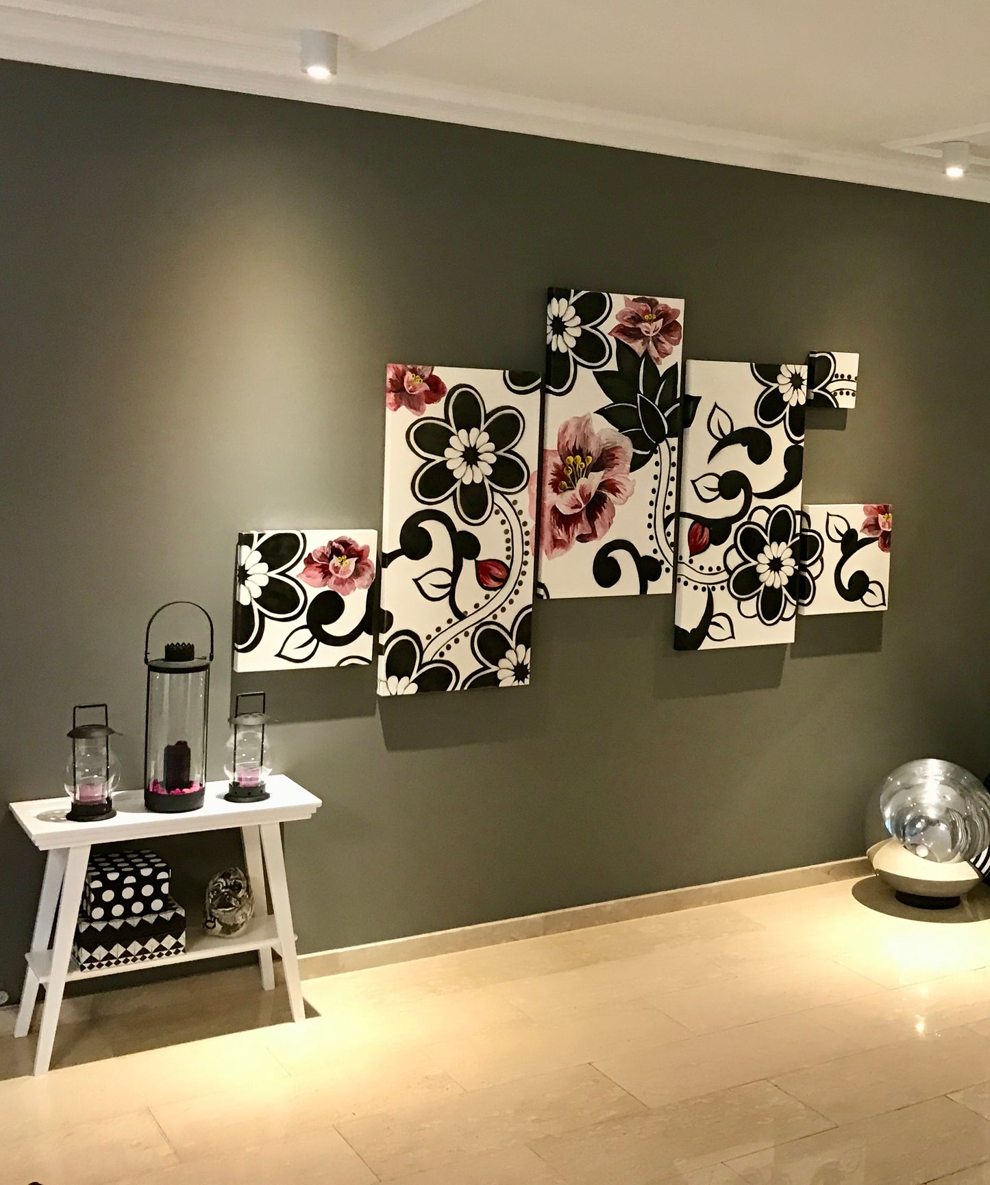 “Floral Bloom” Painting sequence