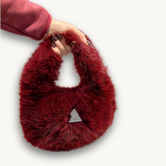 Valentine's '25 GIVEAWAY❣️ “Dolce Pelliccia Amarena” Faux Fur Handbag