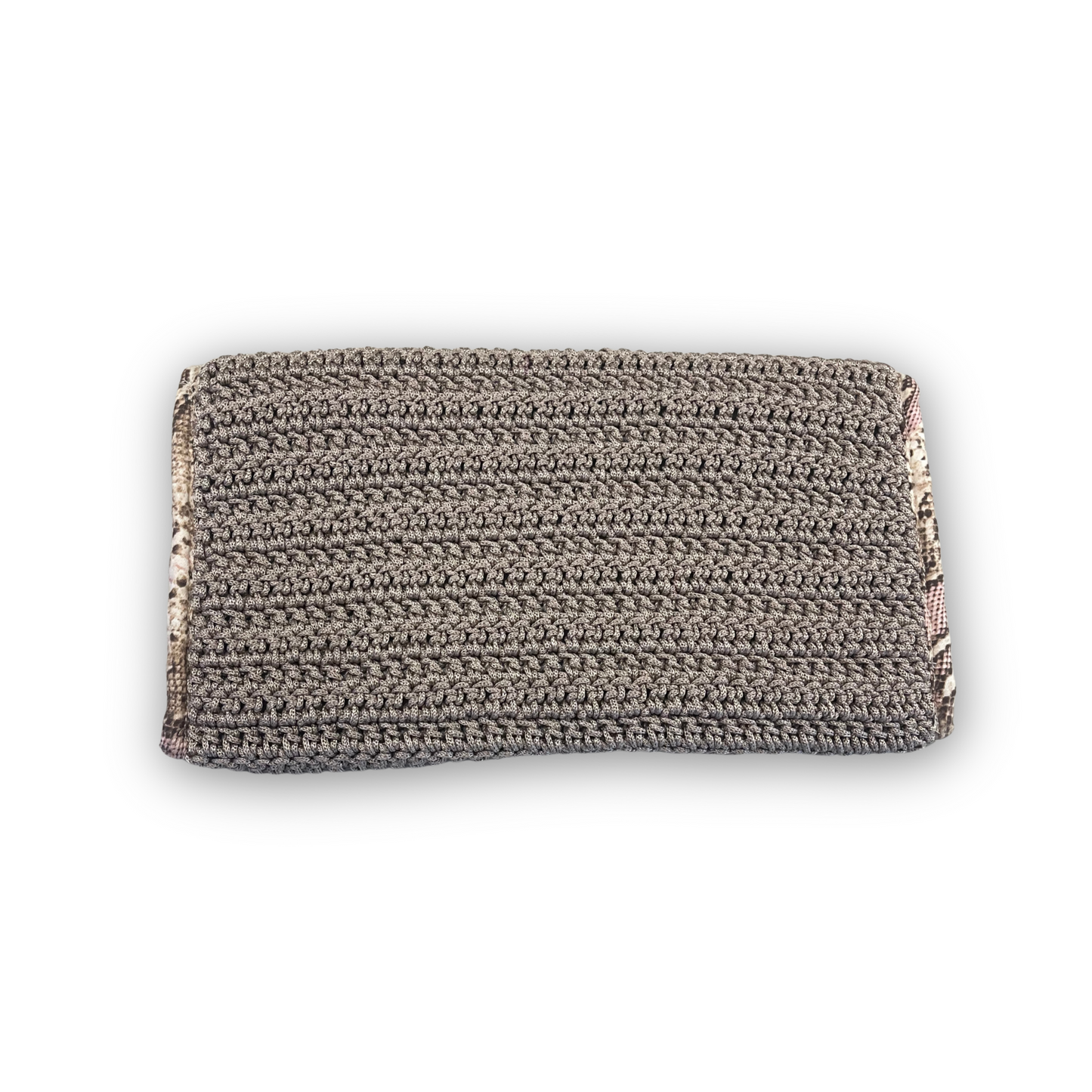 "Sacred Venom" Knit Clutch Handbag