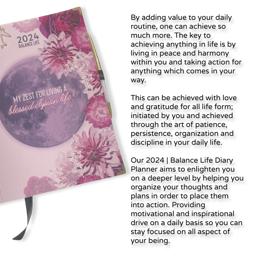 2024 | BALANCE LIFE Diary Planners (18x24)