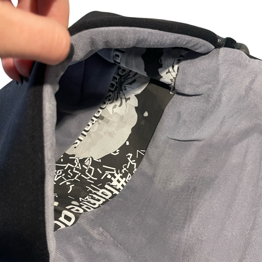 "Grigio Velluto Lusso El Clásica” scuba handbag