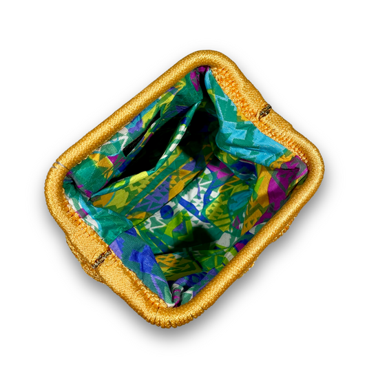 "Aurora Sole" Knit Clutch Handbag