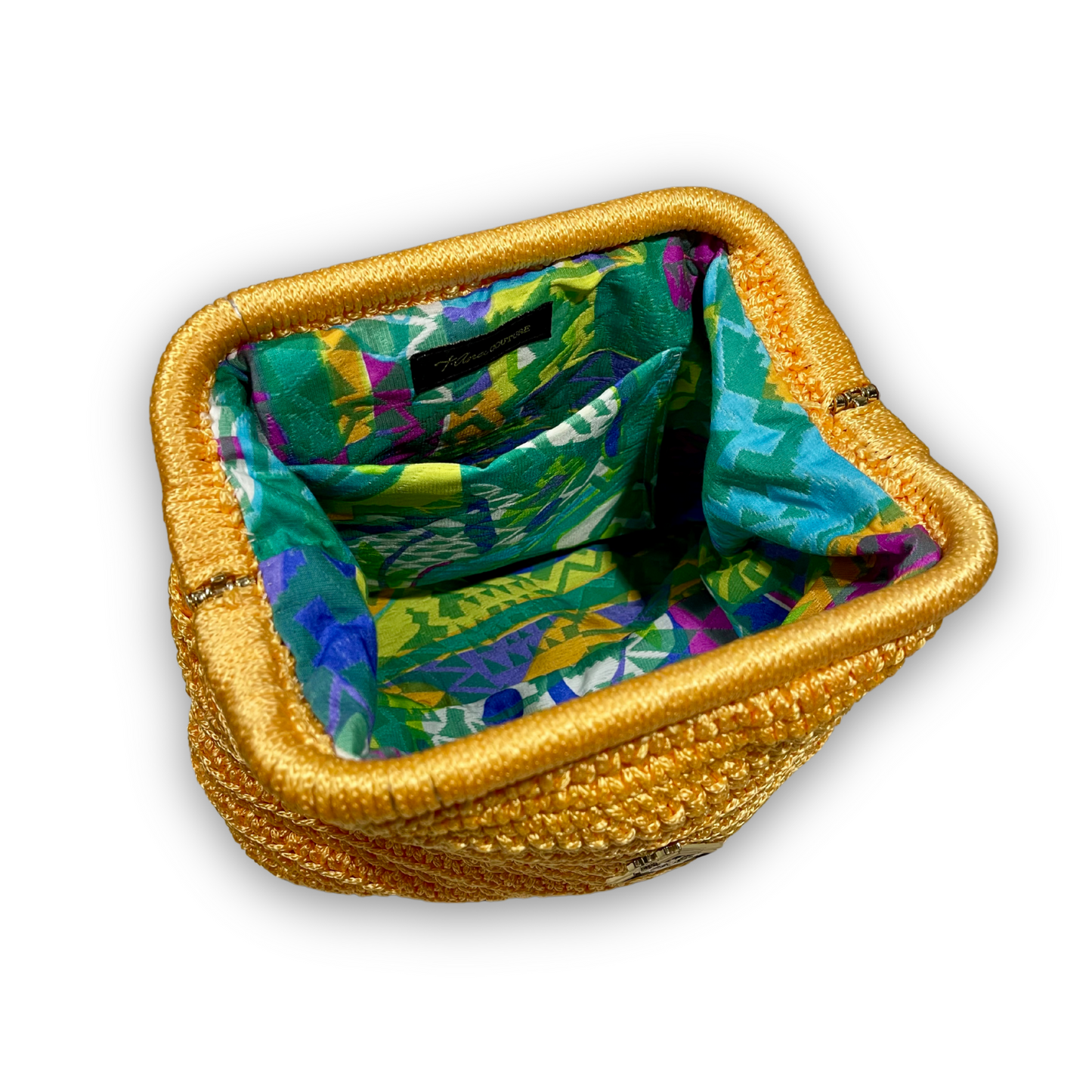 "Aurora Sole" Knit Clutch Handbag