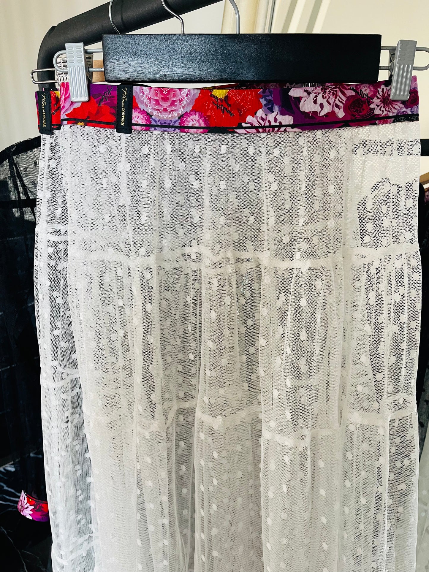 “Bianco Miss Polka” Skirt