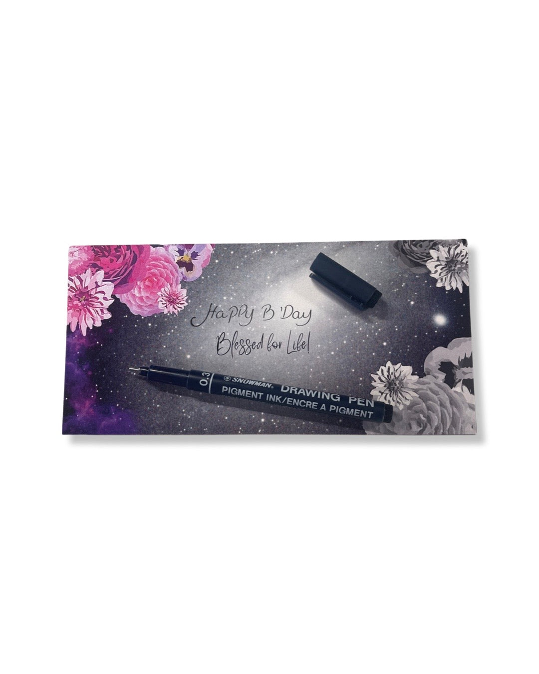 “Floral Celestial” Blessing cards