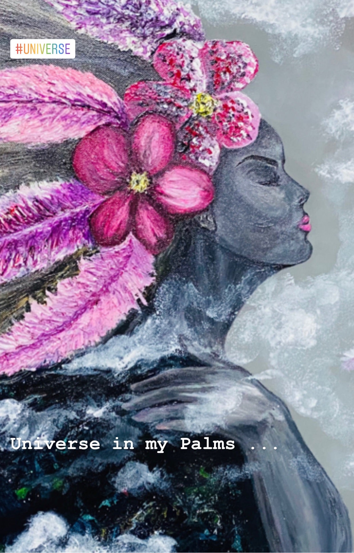 Small framed picture replica of “Universal Woman” Painting
