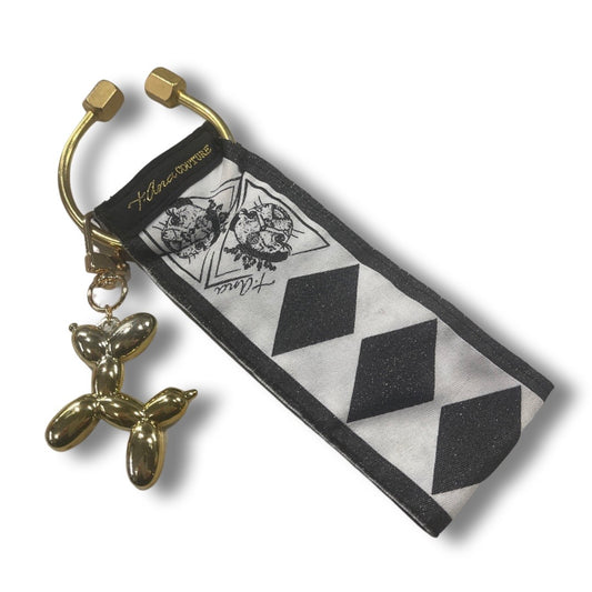 “il palloncino cagnolino” wristlet keychain