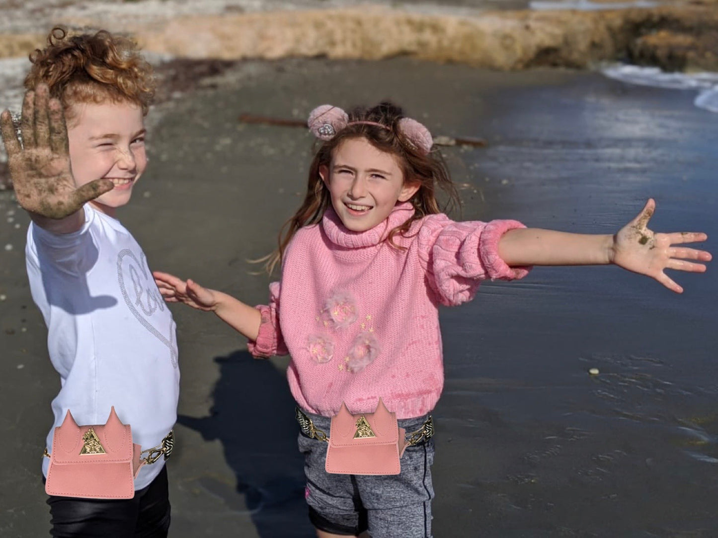 Rosa Floralida Mini Pouch Bag