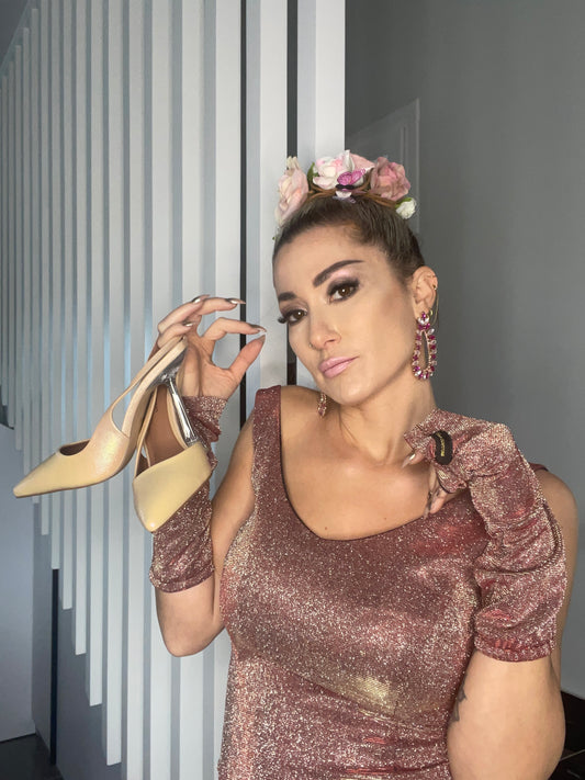 Rosa Iridescent Evening Dress