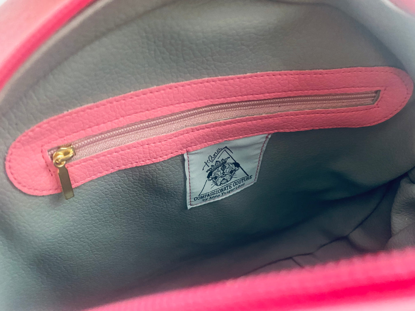 Fluorescent Pink Passion Knit Handbag