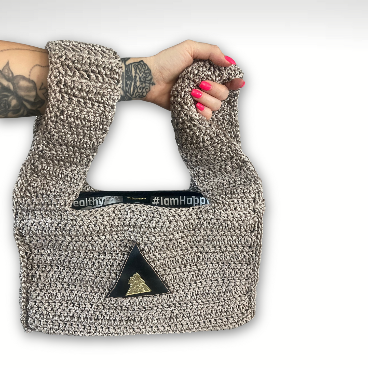 “Mystic Mid Aura” Knit Handbag