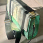 Iridescent Pistacchio Universe art handbag, additional view