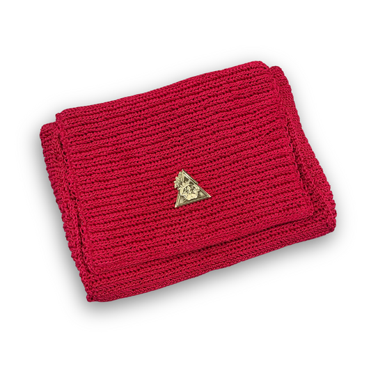 “Aphrodite Amore Rosa” Knit Clutch Bag