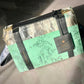 Iridescent Pistacchio Universe green handbag, additional view