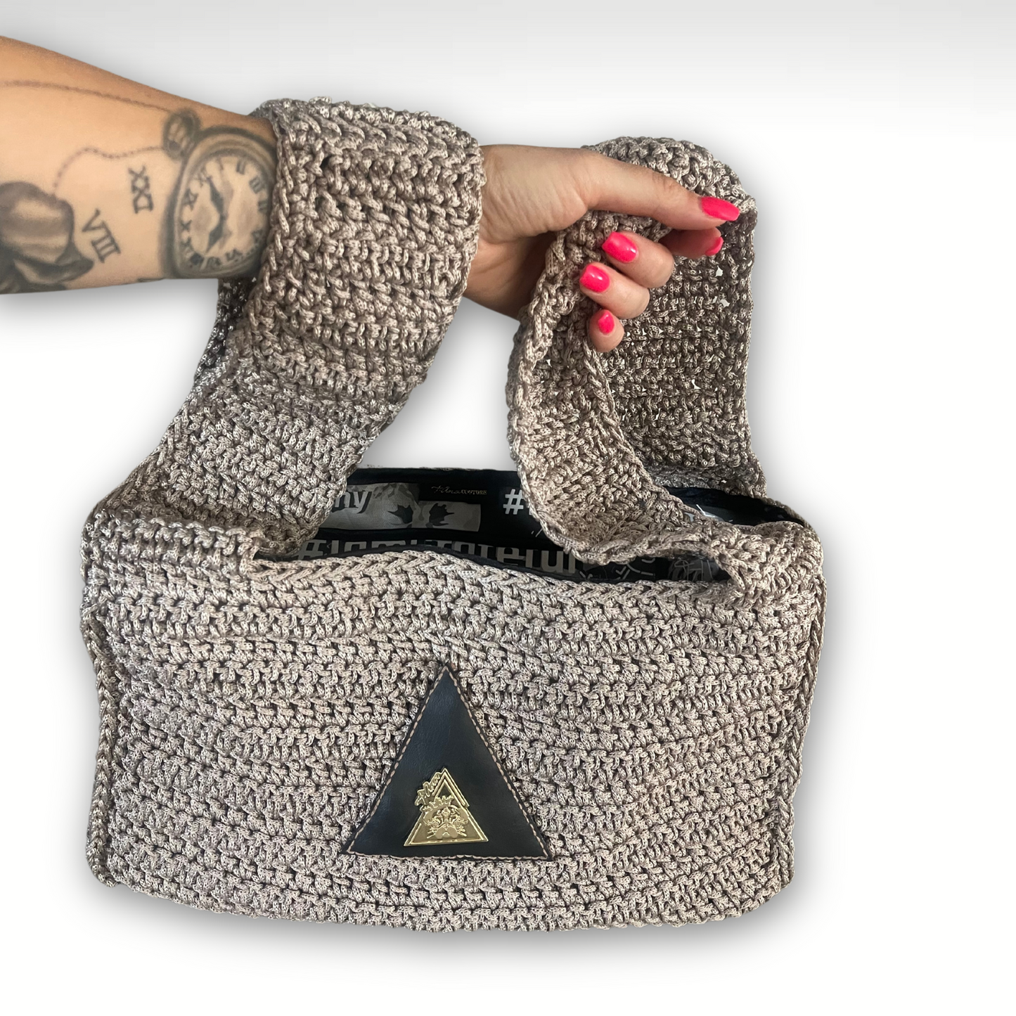 “Mystic Mid Aura” Knit Handbag