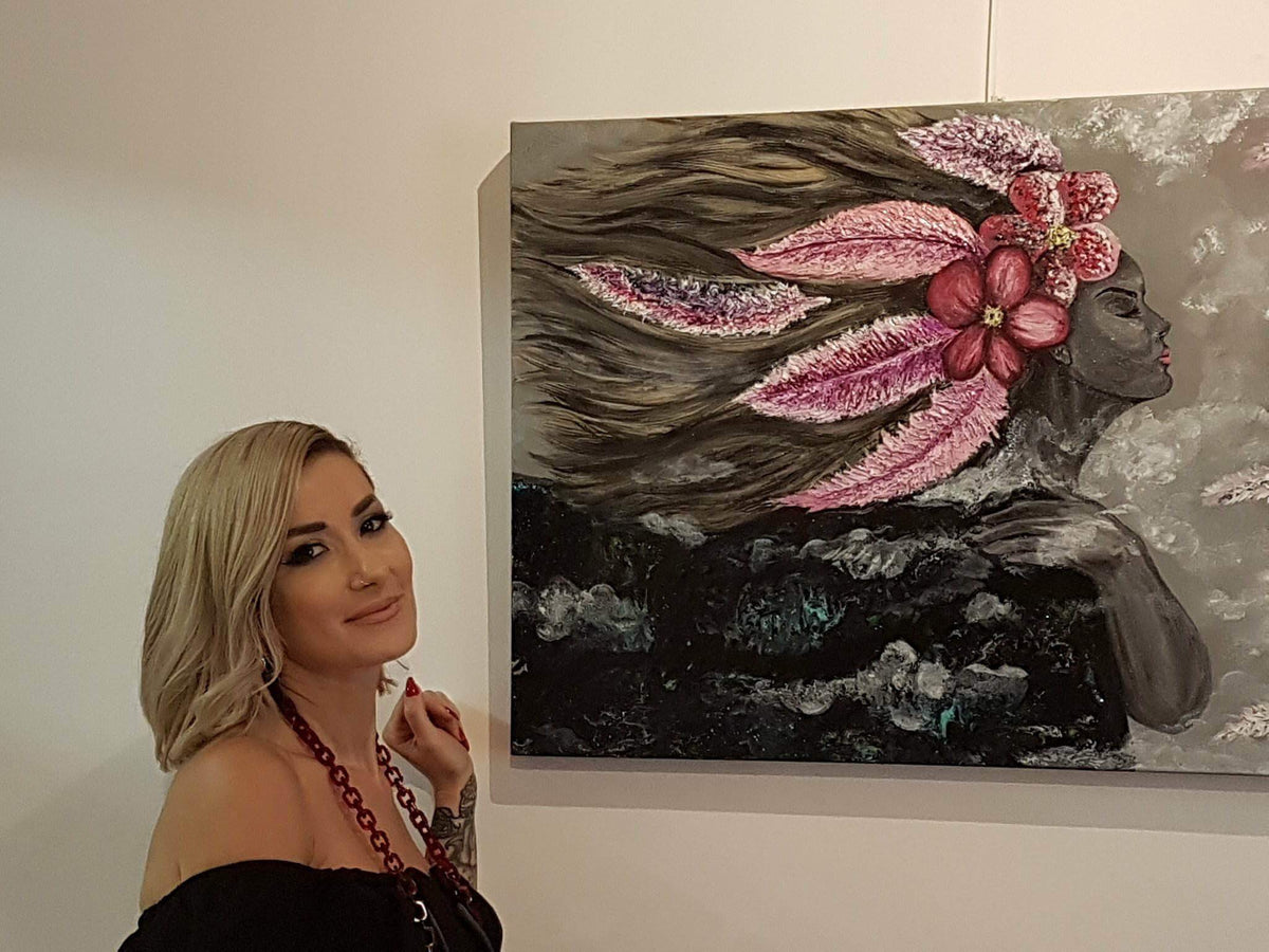 « Femme universelle », peinture originale d'art
