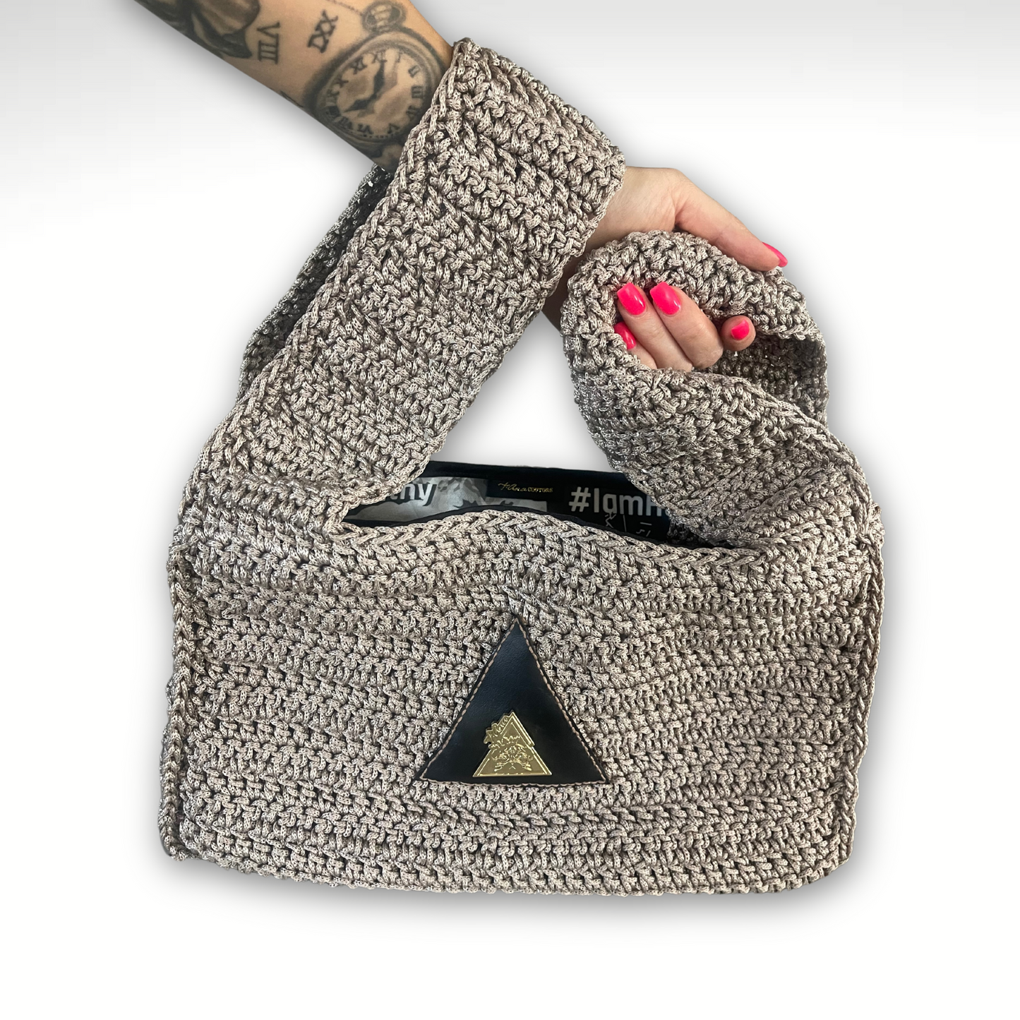 “Mystic Mid Aura” Knit Handbag