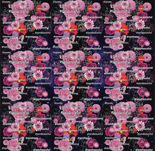 Floral Universe Fabric Collection (135x135cm)
