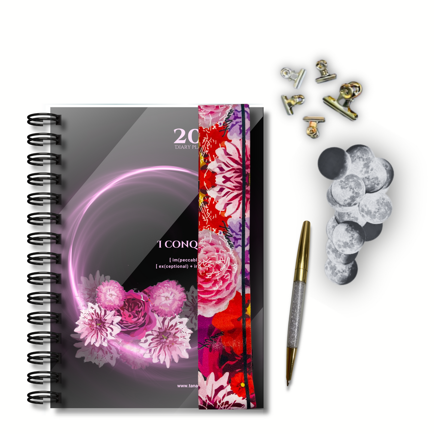 Ultimate versatile floral elastic (for Diary Planners / headband and more)