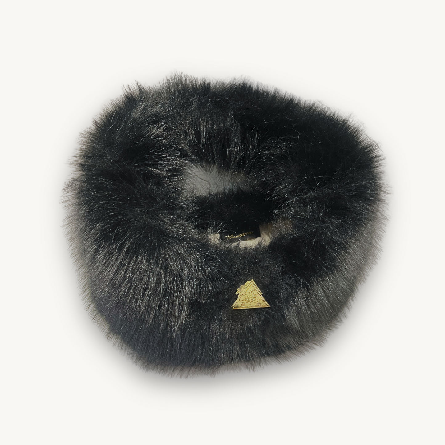 “Dolce Pelliccia Nero” Faux Fur Handbag