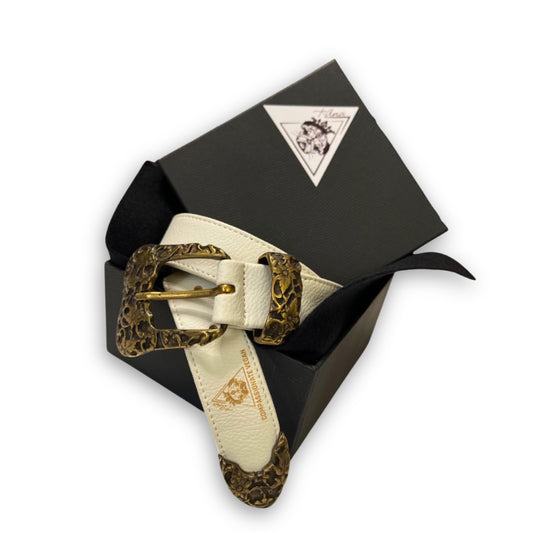 Ceinture blanche rustique El Clásica