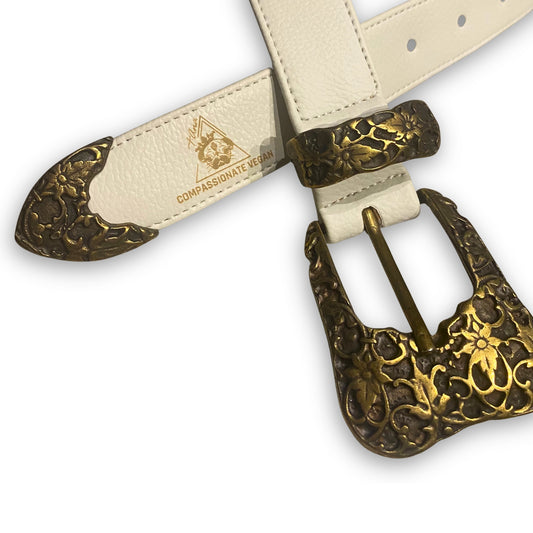 Ceinture blanche rustique El Clásica