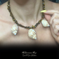 Conchiglia di Forza tiger's-eye and natural shell necklace