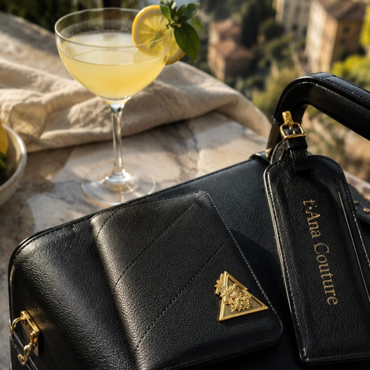 Bellagio Nero travel passport holder by t•Ana Couture