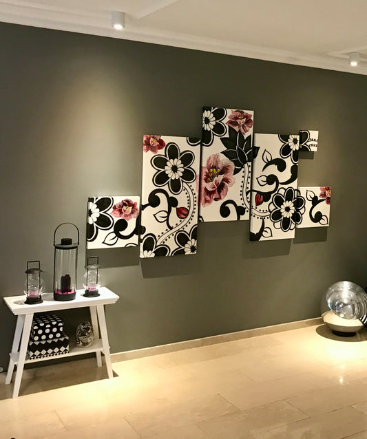 Floral Bloom collector art installation from t•Ana Couture