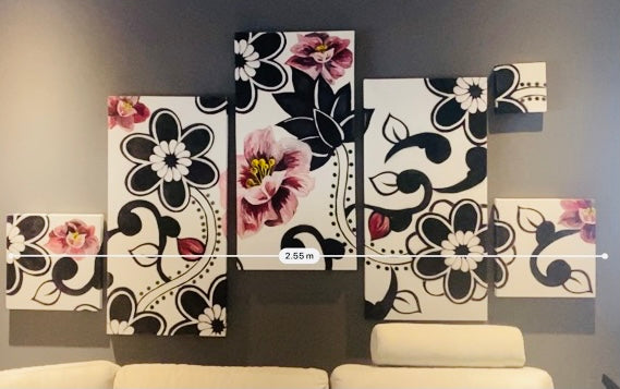 Floral Bloom collector art installation, additional detail