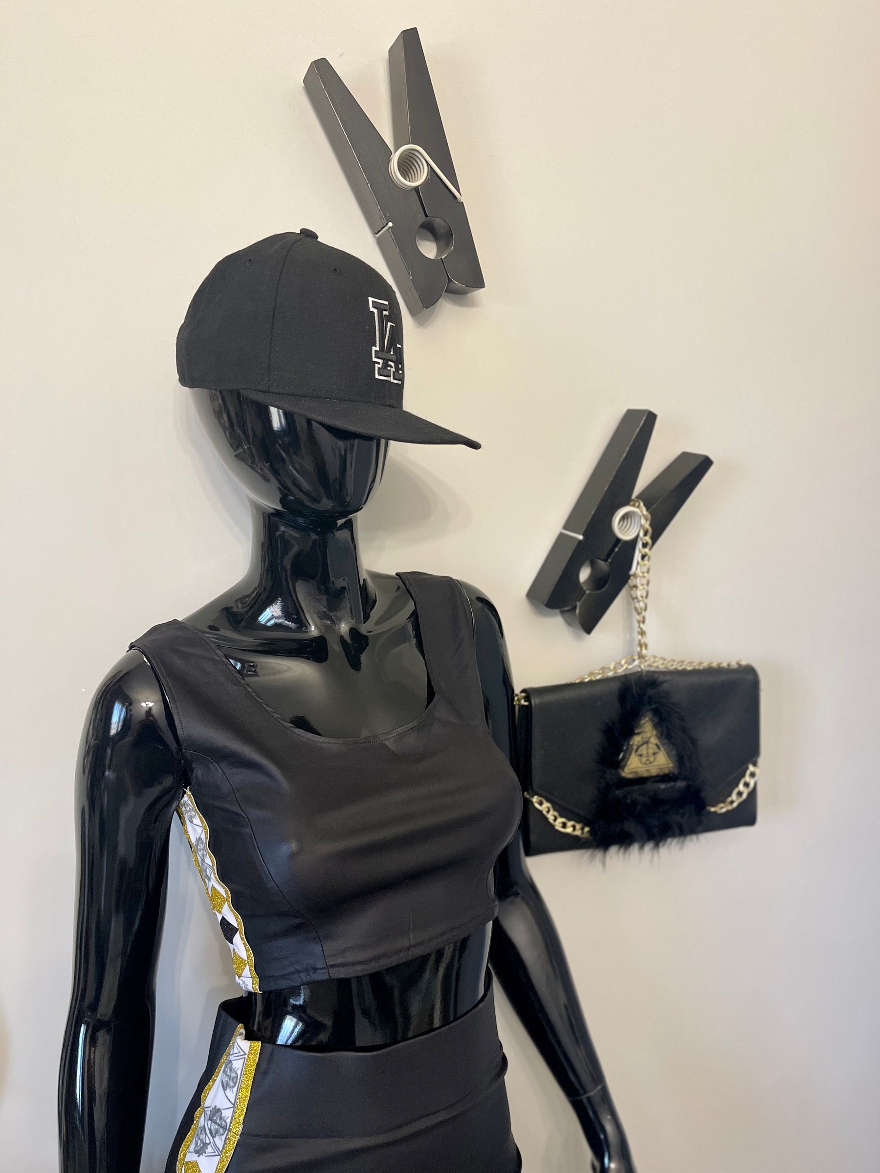 Bellezza Nero black co-ord set, additional view