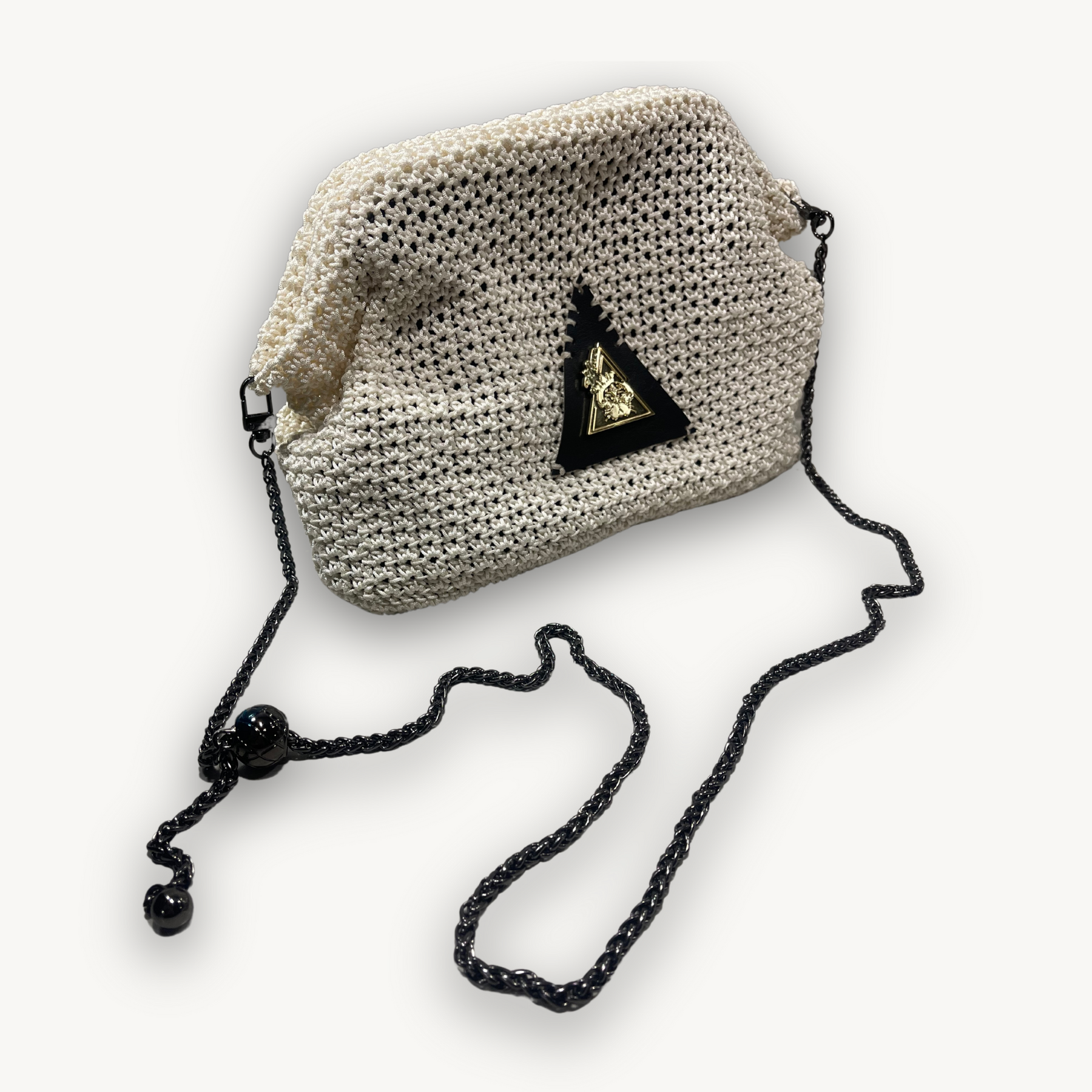 Ivory Solstice clutch, additional view
