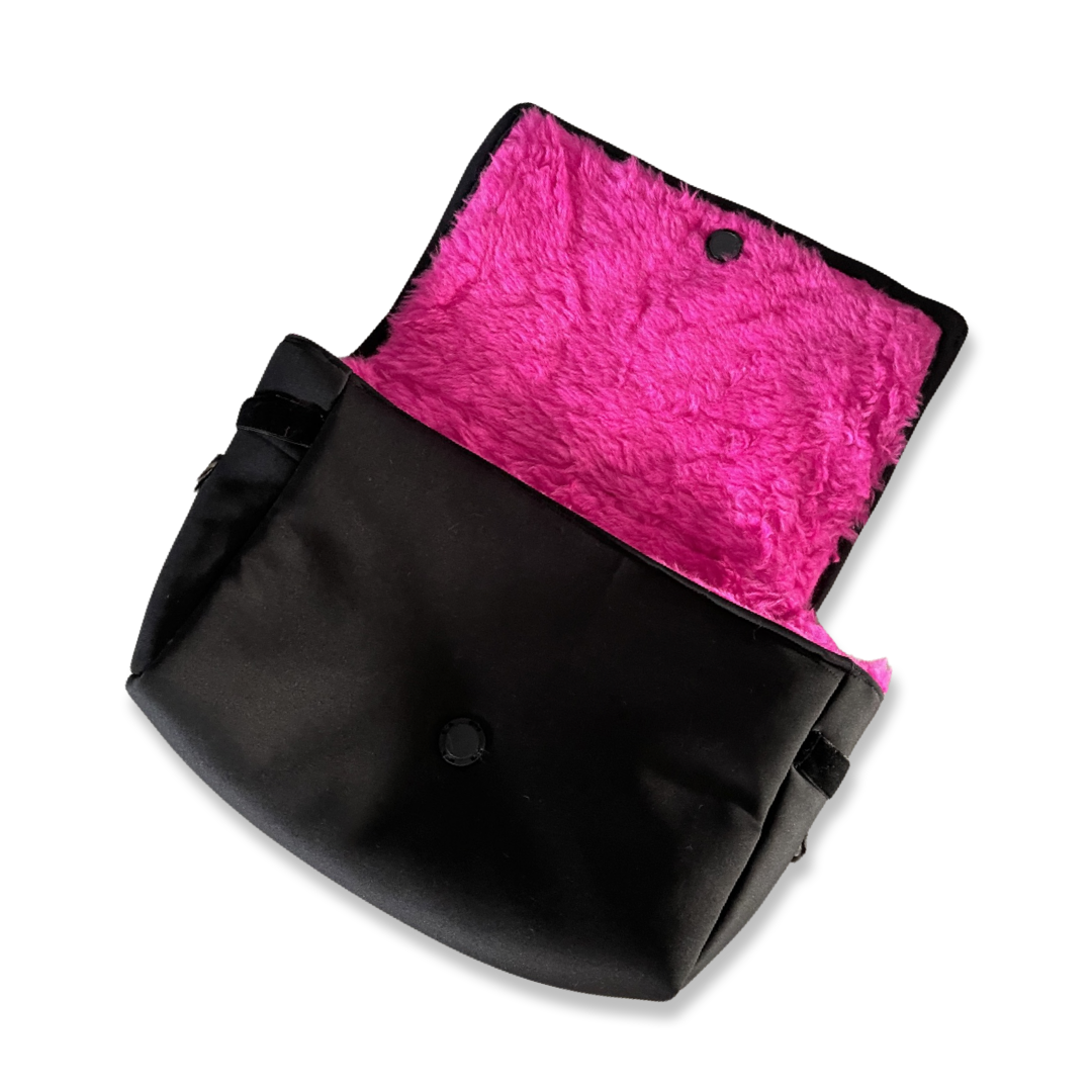 La Rosa Bambolina El Clásica padded pink scuba handbag, Maison Archive view