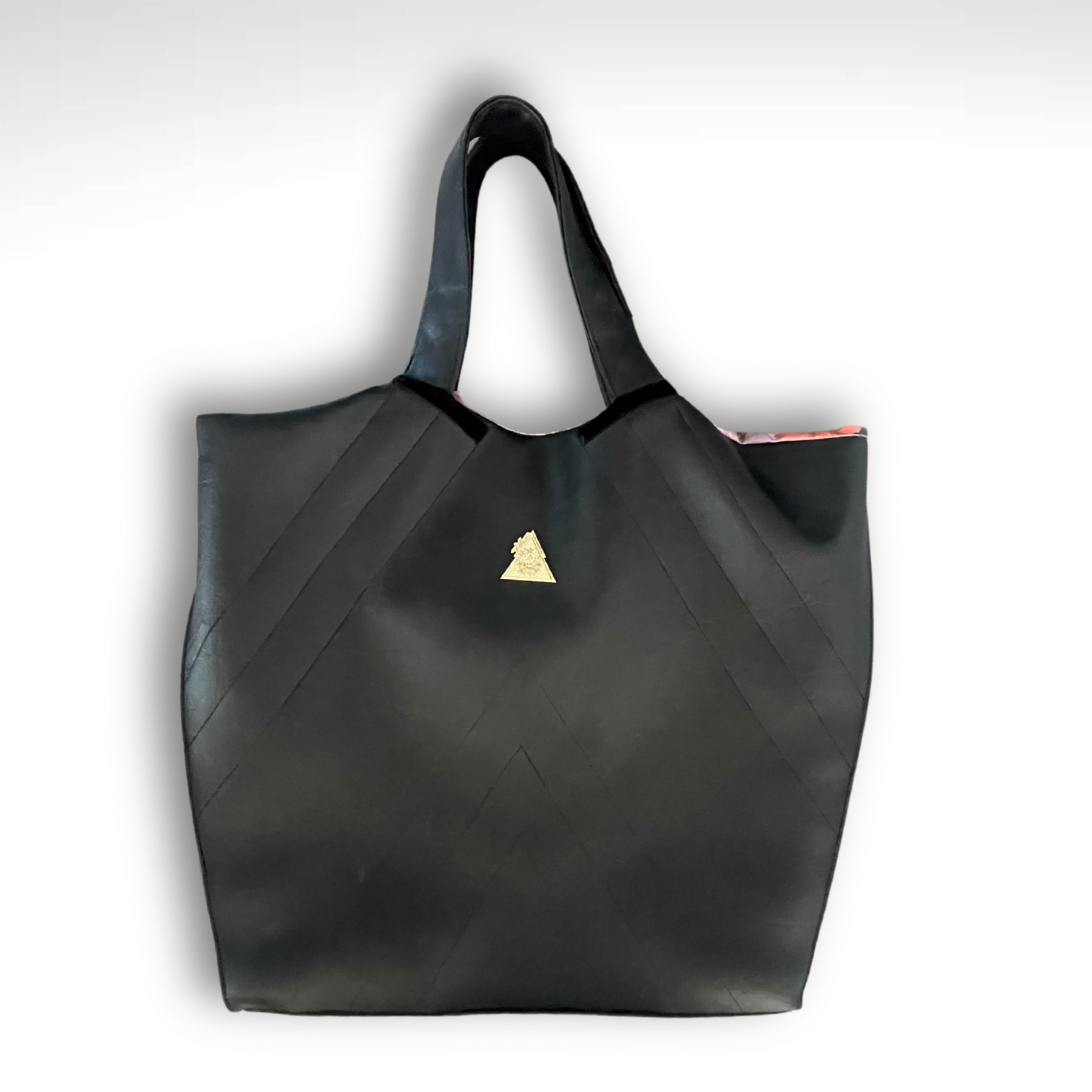 Luminova black handbag, additional view