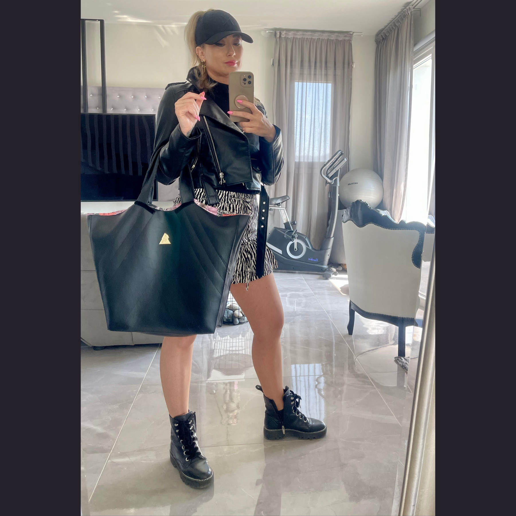 Luminova CarryAll Grande handbag, styled view