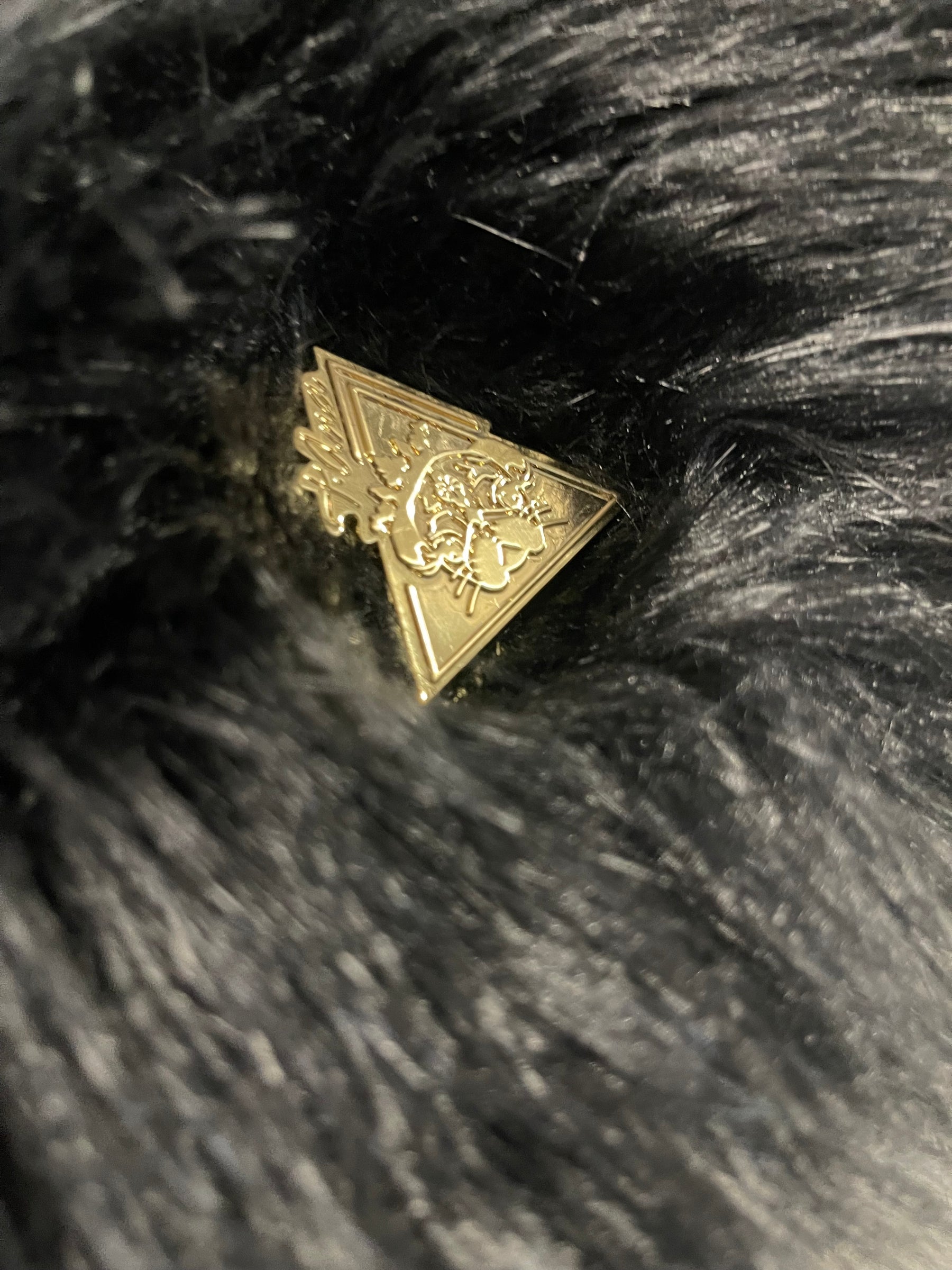 Phoenix Noir black clutch, styled view