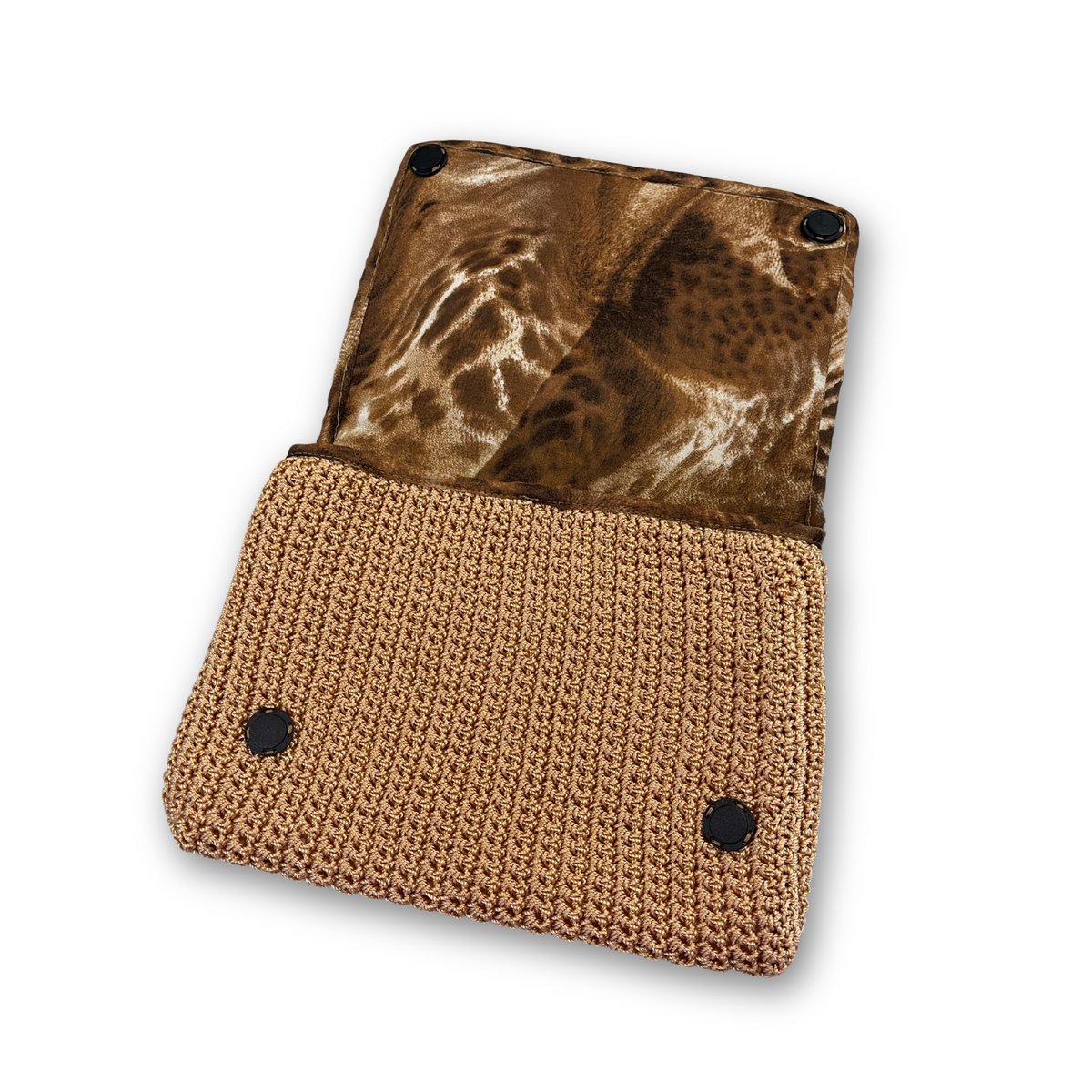 Thalassa Auria warm-gold clutch, additional detail