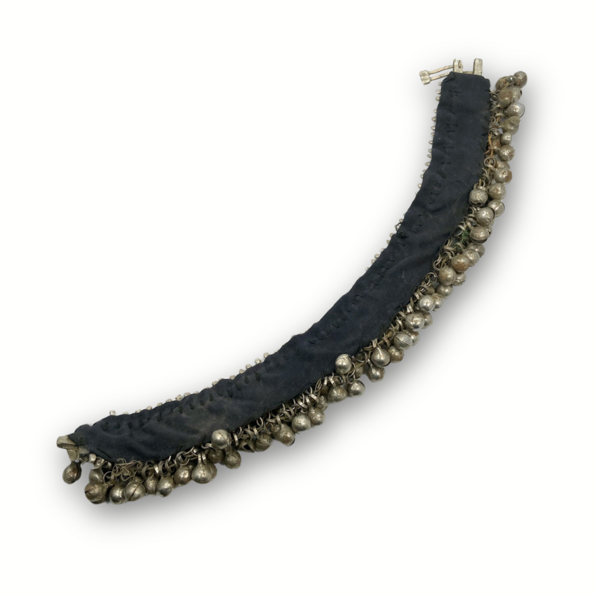Tribal Mystique Echoes silver-tone anklet, styled view