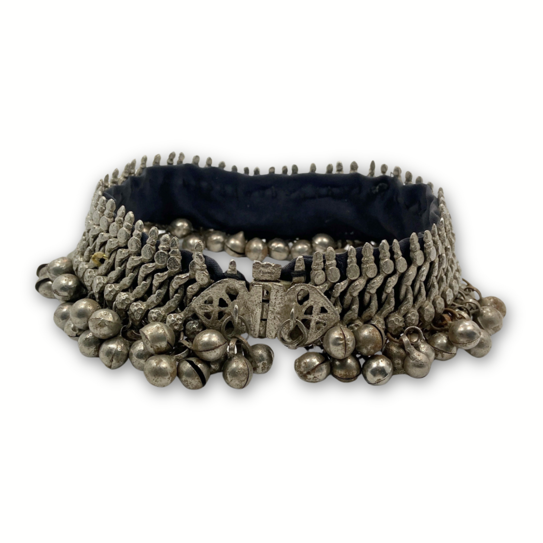 Tribal Mystique Echoes vintage silver-tone anklet with bells